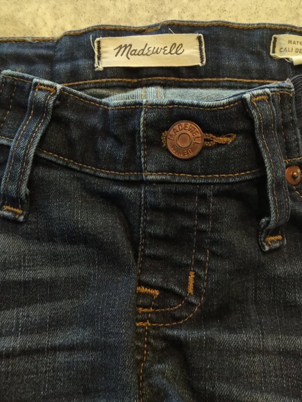 Madewell  Maternity Cutoff Denim Shorts size 25